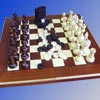 Подарок 1537 / Набор Эксклюзив, тёмное дерево 2 в 1 Шахматы и нарды деревянные 56 х 28 см