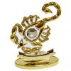 Подарок 3639 / Подарок по зодиаку Скорпион, 24K, Прозрачный лед