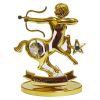 Подарок 3640 / Подарок по зодиаку Стрелец 24K, кристалл Прозрачный лед