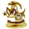 Подарок 3642 / Подарок по зодиаку Козерог 24K, кристалл Прозрачный лед